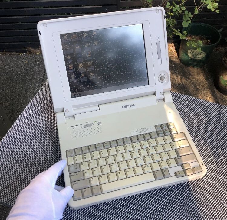 RARE VINTAGE COMPAQ LTE ELITE 4/75CX PRE-IPAD USA LAPTOP NOTEBOOK COMPUTER