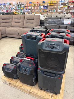 Ion Bluetooth speakers on wheels