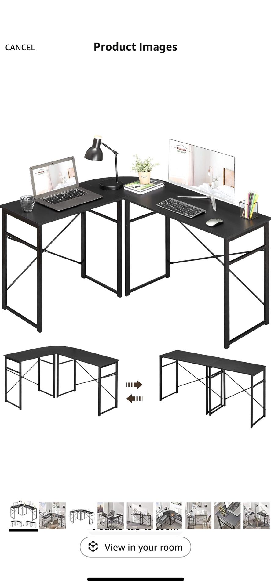 Used L-Shaped Computer Desk