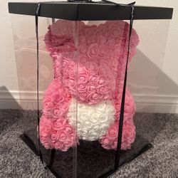 “Just For You” Pink & White Bear