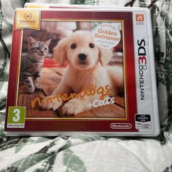Golden Retriever Nintendogs + Cats Game 