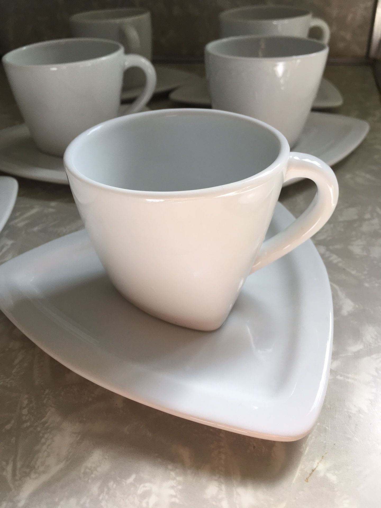 Everyday White 6 pieces porcelain Tea Set