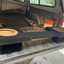 Dodge Ram Dual Subwoofer Box / Speaker Enclosure - 2003 & Up