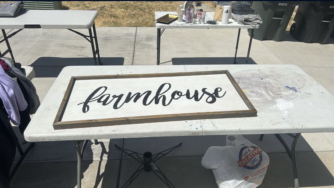 Farmhouse Wooden Sign