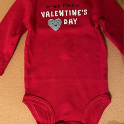 My 1st Valentines Baby Onesie 