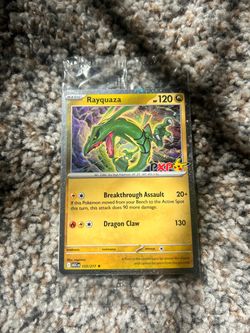 Rayquaza Pokémon Card 153/217 Holo Rare