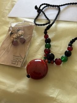 Necklace And Earrings 