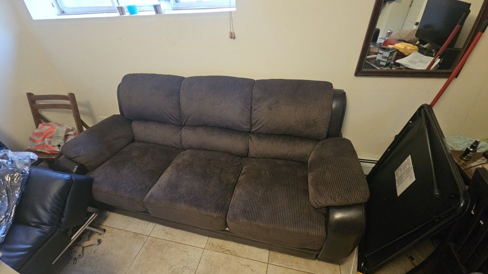 Lightly Used Brown Couch