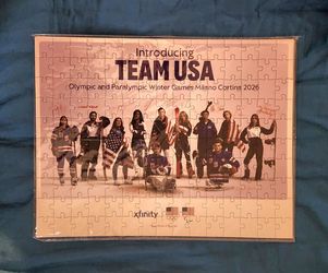 2026 Olympics Team USA Puzzle,  Star Athletes, Framable, Milano Cortina, Winter