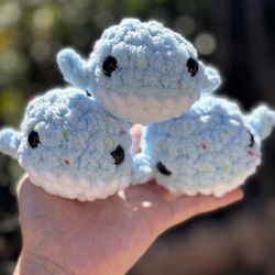 Crochet Blue Whales 🐳 Handmade 🧶 $6 Each