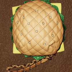 Betsey Johnson Hamburger Wristlet 