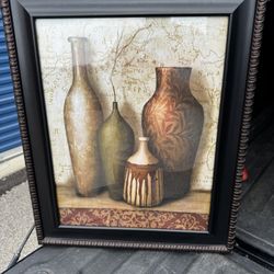 Framed Picture . See Pictures For Dimensions 