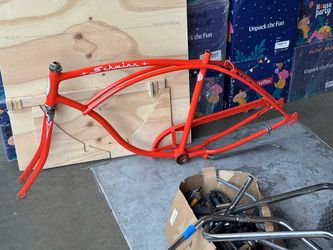 Vintage 26 inch Schwinn Beach cruiser frame and forks