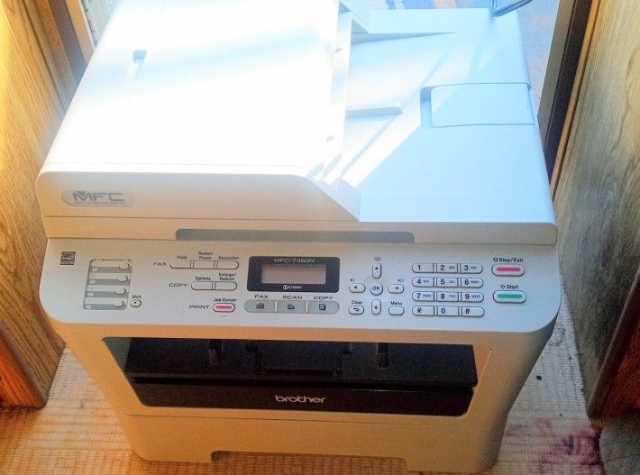 MFC ... LASER PRINTER  + FAX      Made By     (BROTHER)