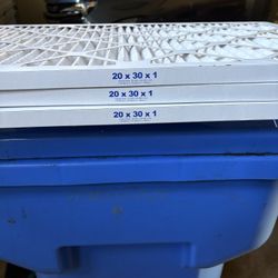 3 HVAC Filter’s  20 X 30 X 1 