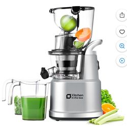 Kitchen in the box Cold Press Juice Machine 3.3" Feeding Chute Slow Masticating