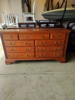 Dresser..7 Drawers..All Wood.. Great Shape..62 by 35