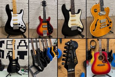 CLEARING OUT GUITAR STORAGE NOV 1 IN ADDISON