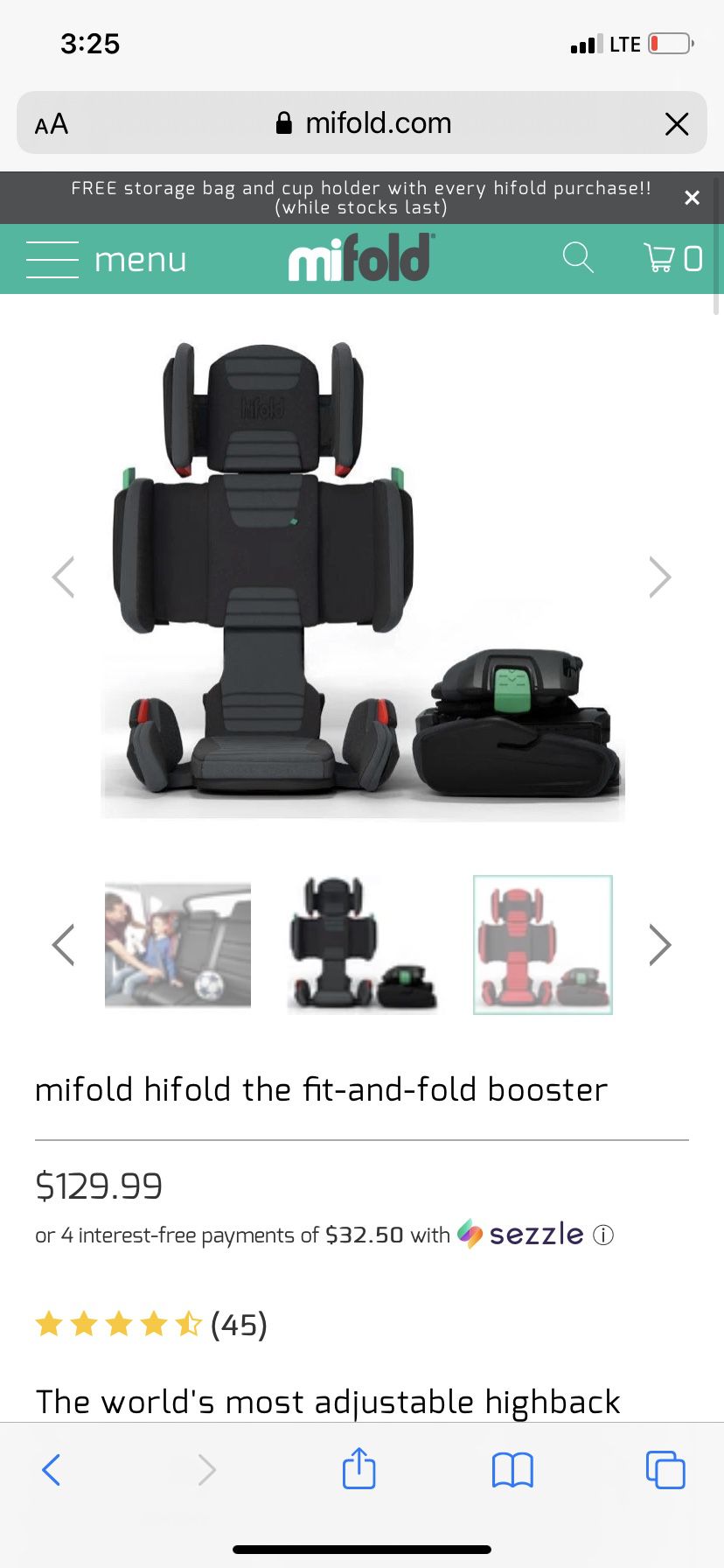 New Mifold He Fold The Fit Booster