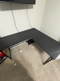 L shape gaming desk