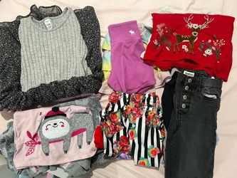 Girls’ Clothing Bundle – 81 Pieces（8T and 9T）