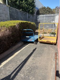 Industrial push carts