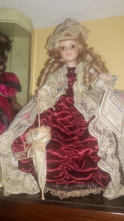 Antique porcelain dolls