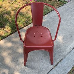 Red Metal Chair 