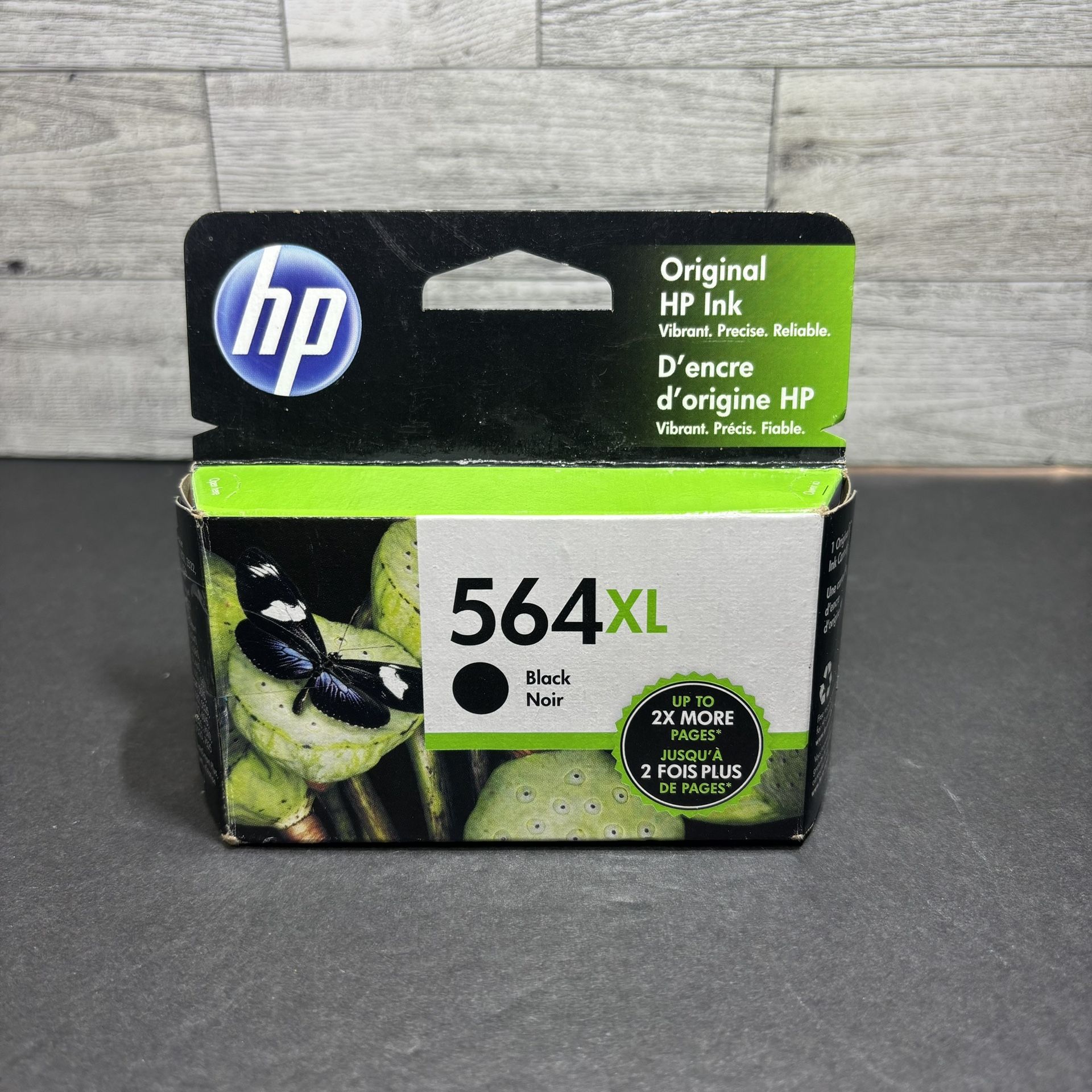 Genuine HP 564XL BLACK Ink Cartridge OEM | EXPIRED 10/2019 NIB