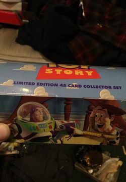 Disney's toy story never opened collector cards