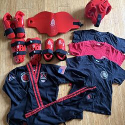 Red dragon karate Uniform Gi and Sparring gear