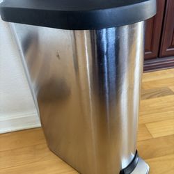 Stainless Steel Step Trash Can