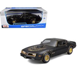 1978 Pontiac Firebird Trans Am Black Metallic with Hood Graphics "Special Edition"