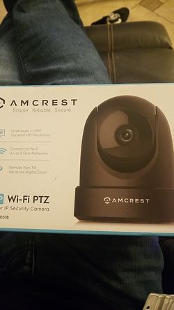 Amcrest 4MP UltraHD Indoor WiFi Camera, Security IP Camera with Pan/Tilt, Two-Way Audio, Night Vision, Remote Viewing.