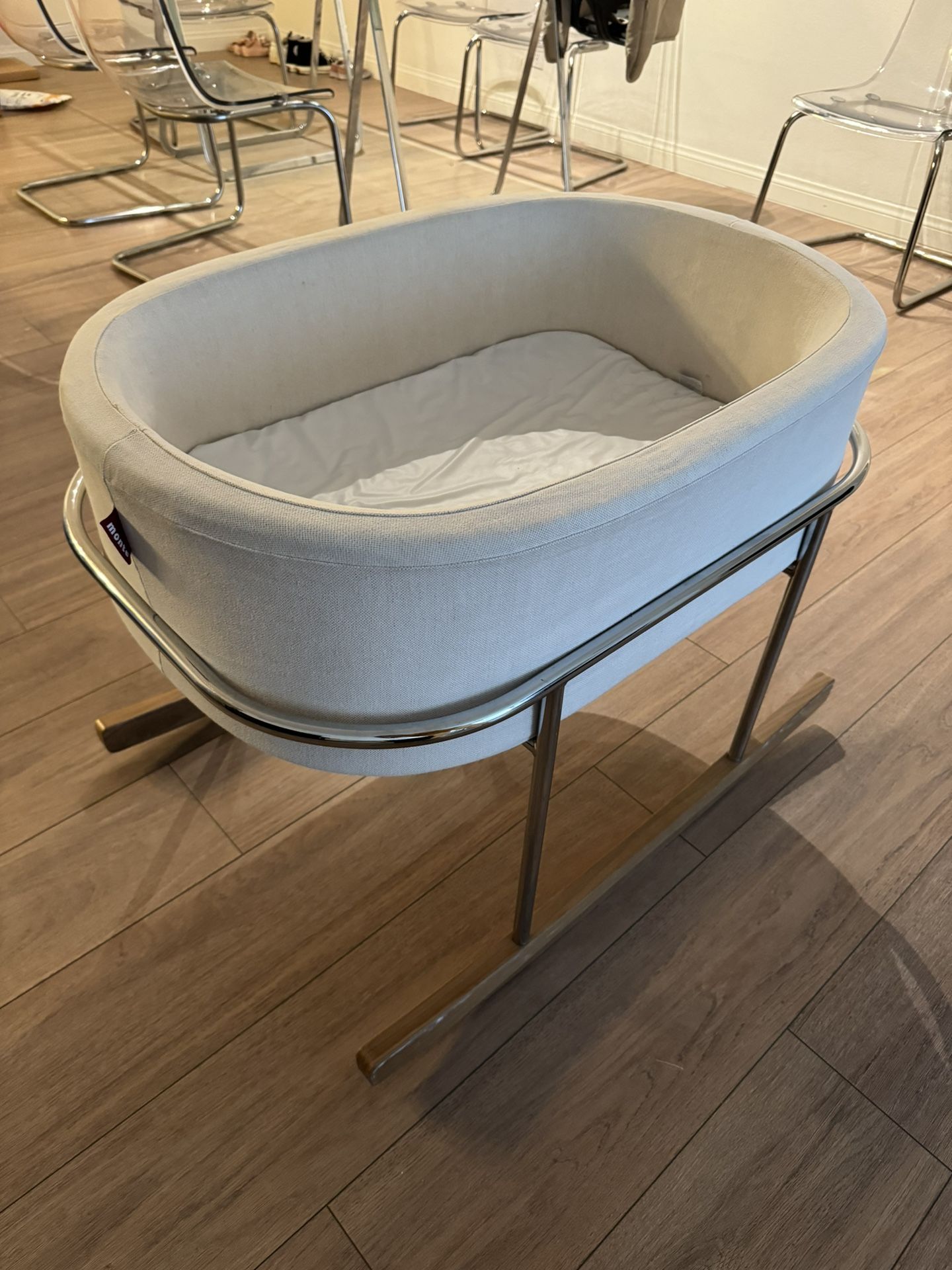 Monte Design Mid Century Modern Baby Bassinet