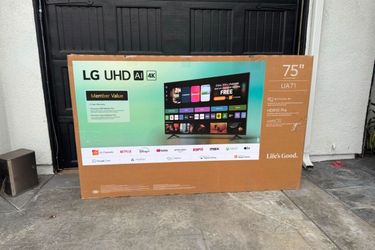 75 “ LG smart 4K UHD HDR TV