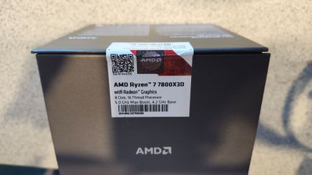 My sealed 7800x3d trade for 5800x3d