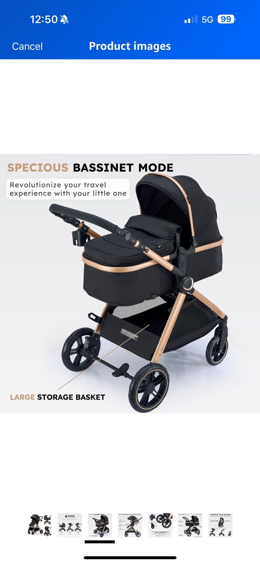 New Aspen Stroller New Outside Of Box