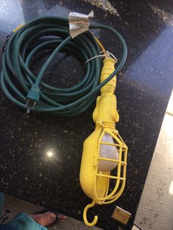 Great light for people who work on cars or somebody that needs a light outside with the hanging hook on it