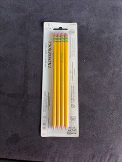 4Pk TICONDEROGA #2HB Soft Lead Sharpened Pencils - Worlds Best Pencil - X33882