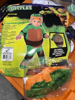 TMNT Michelangelo Infant Halloween Costume 6-12 Months