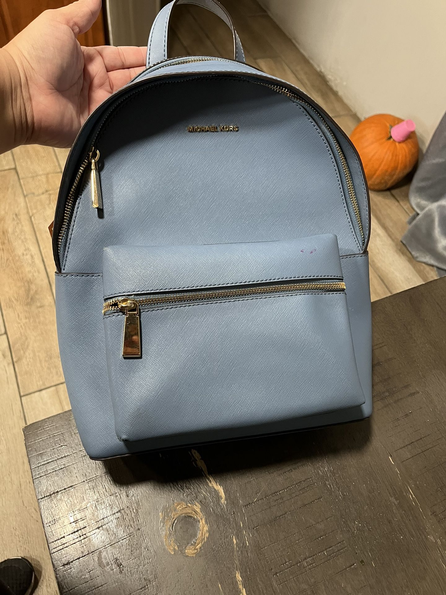 Blue Micheal Kors Purse 