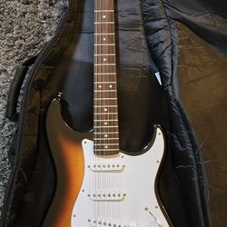 Squire by Fender  - Bullet Strat - 2008 - Played a few times.  Case not included.