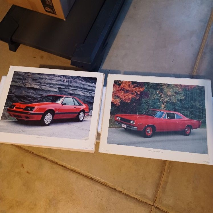 15 Car Posters and 1 Ferrari Calendar $9 each 