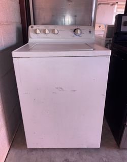 White GE Washer