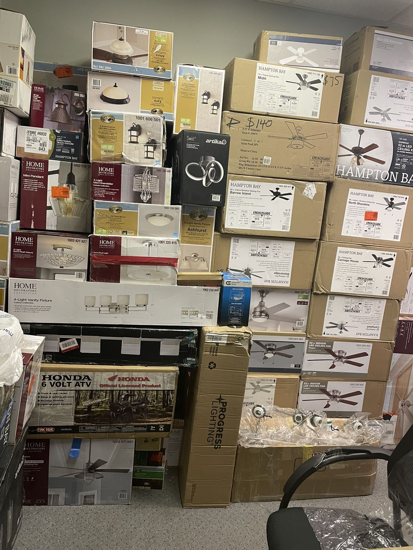 Wholesale liquidation