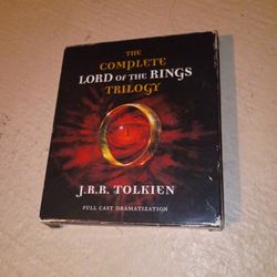 Complete Lord of the Rings Trilogy By J.R.R. Tolkien (Audiobook, 2002)  9 CD Set