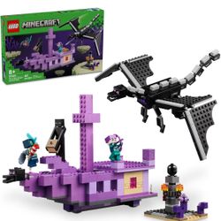 LEGO Minecraft Ender Dragon And End Ship