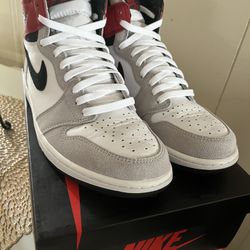 Smoke Grey Jordan 1s Size 10.5