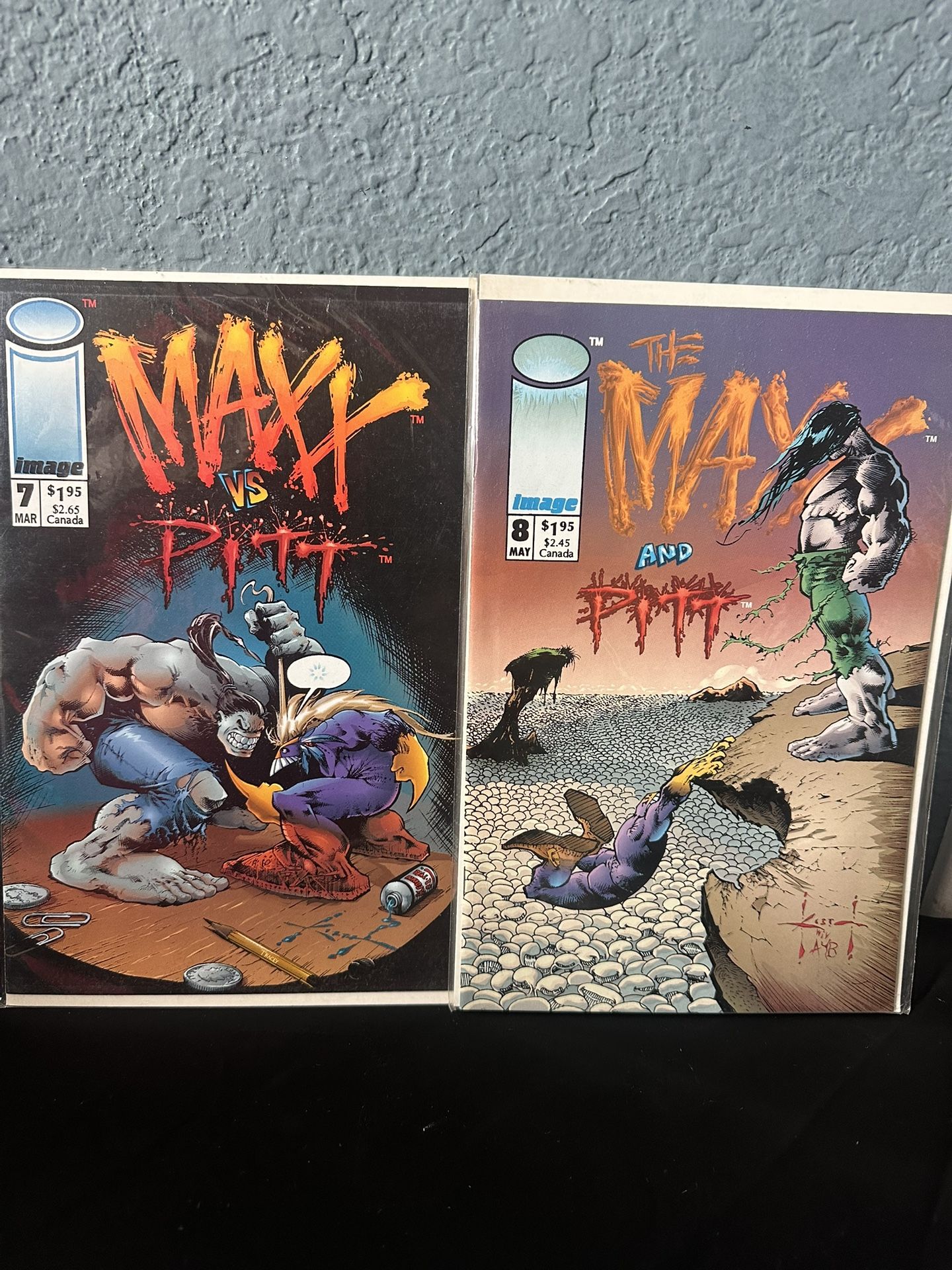 Lot Of 2 Maxx #7 vs. Pitt & Maxx And Pitt #8 Comics